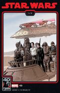 Return of the Jedi 40th Anniversary variant cover by Chris Sprouse