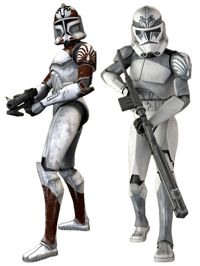 Boost in his customized Phase I (left) and Phase II (right) armor