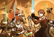 Star Wars Celebration V-ის პოსტერი (გმირები)