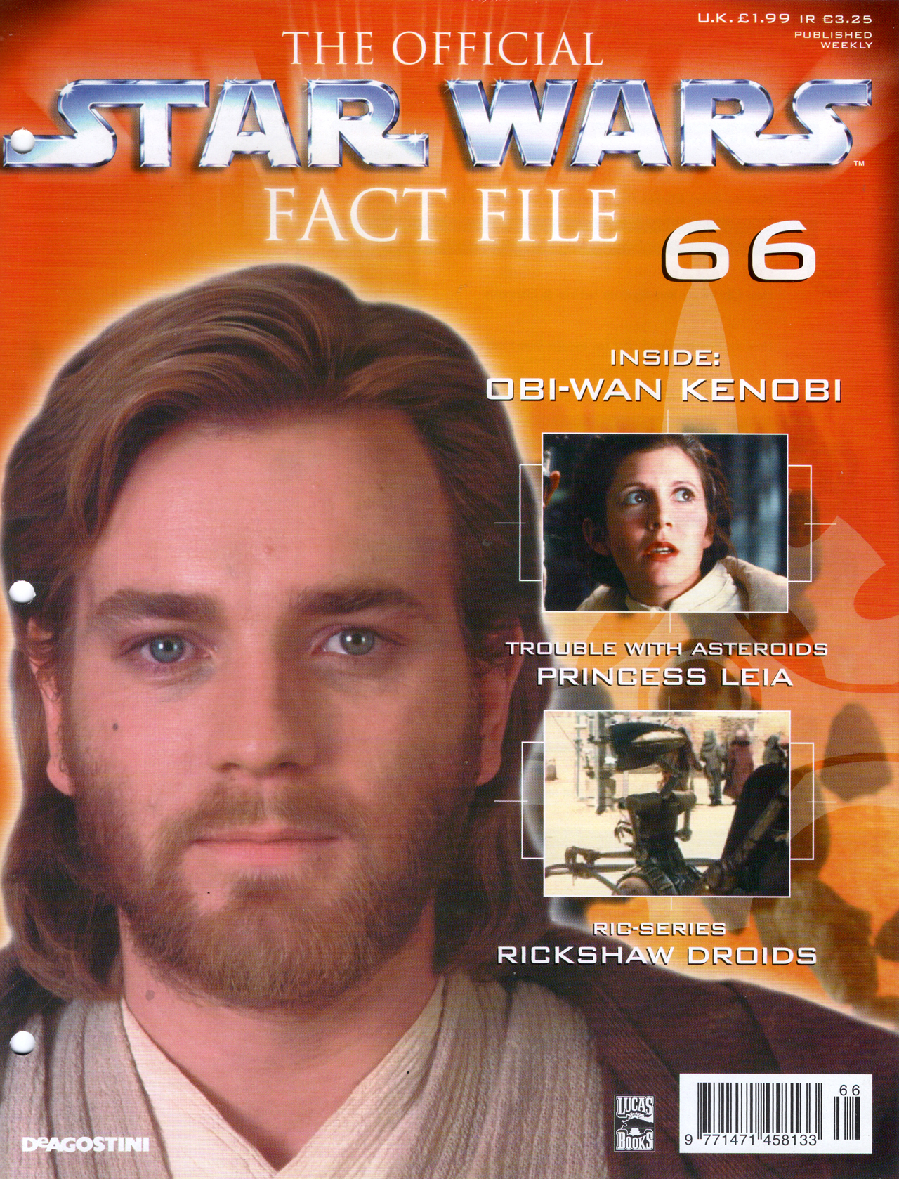 The Official Star Wars Fact File 66 appearance in Common Appearance