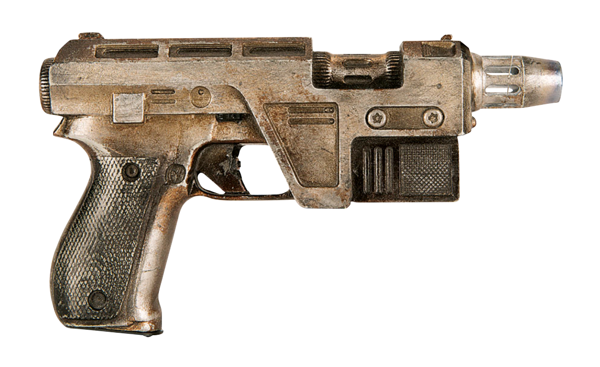 The Glie-44 blaster pistol, which was named after Gobi Glie.