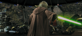 Yoda survives the attempt on his life.