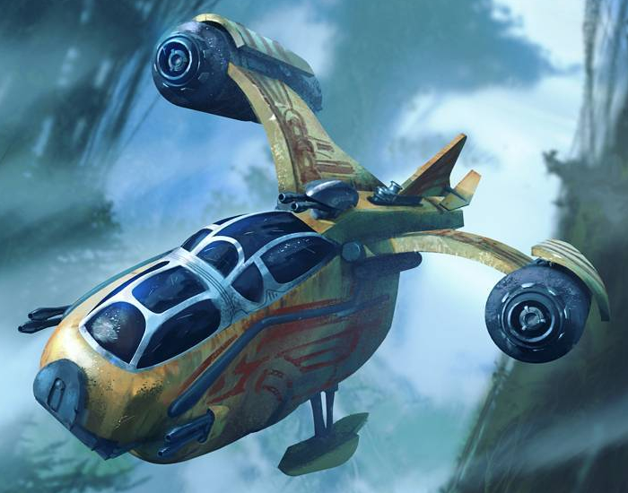 Auzituck anti-slaver gunship appearance 