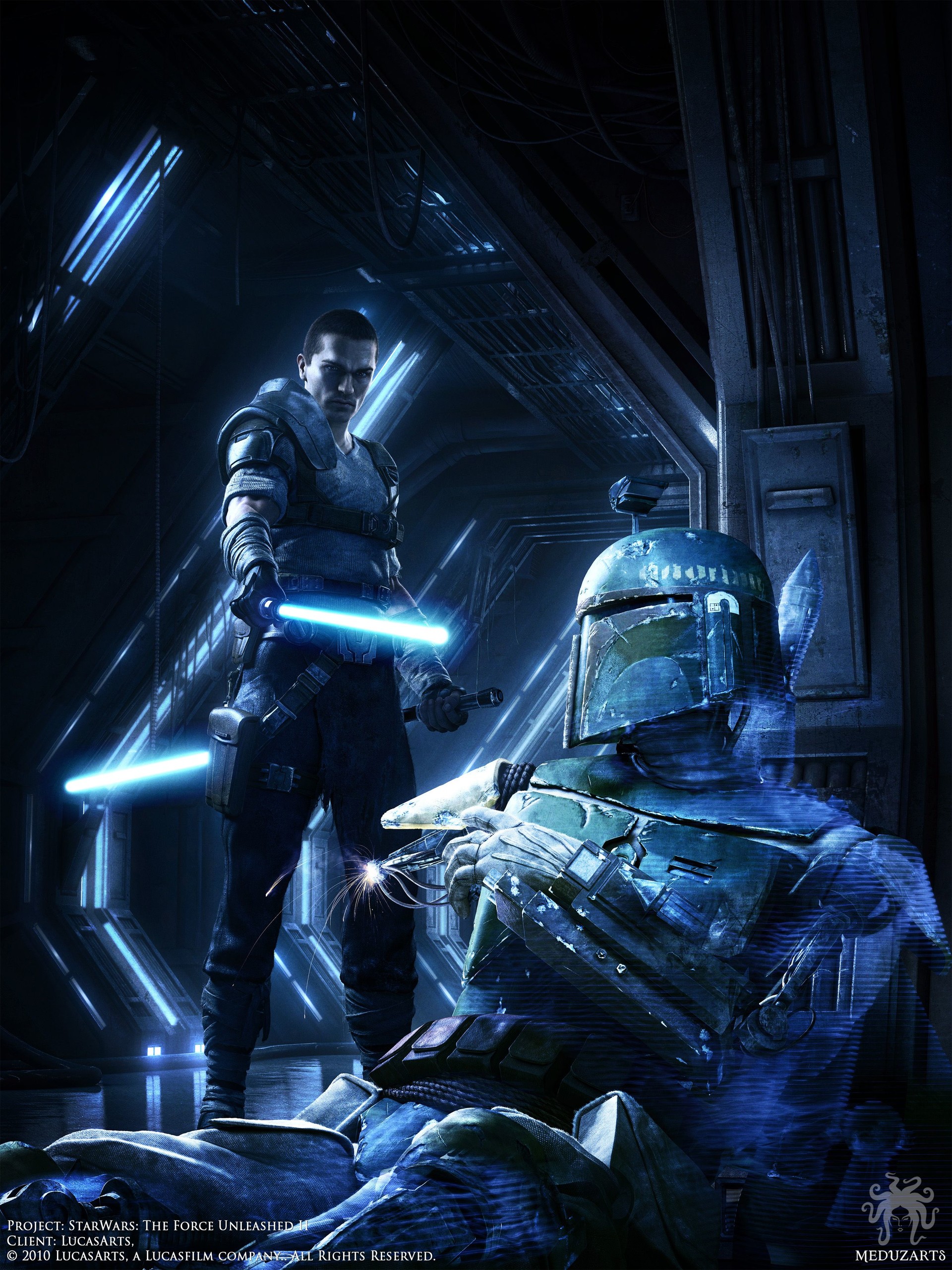 PROXY using Boba Fett's hologram