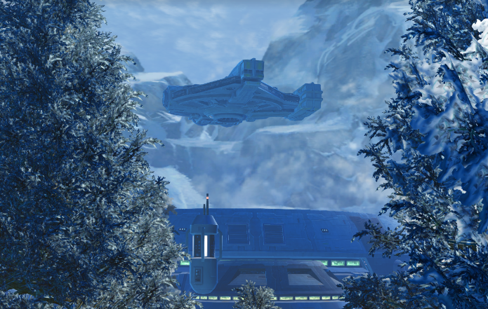 The smuggler lands on Alderaan