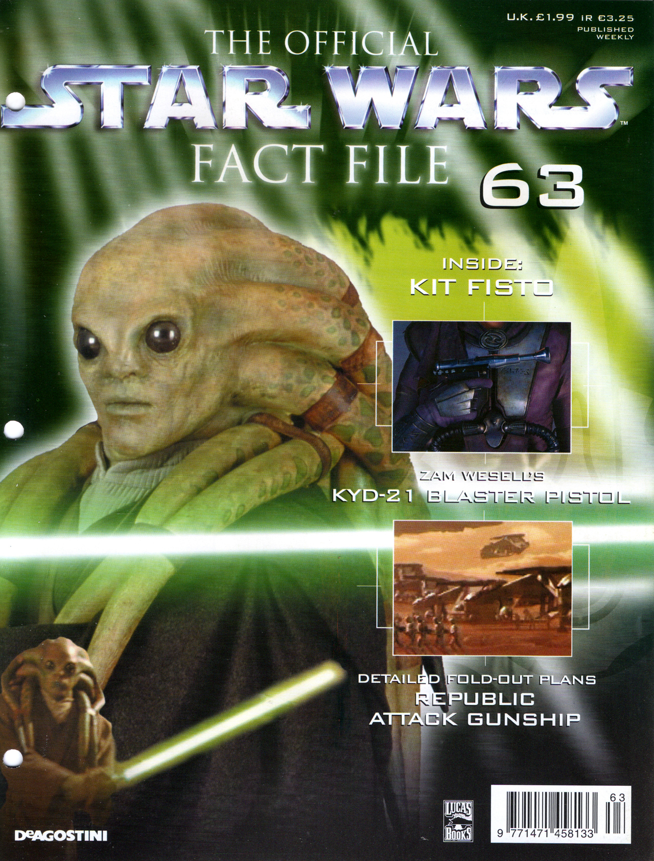 The Official Star Wars Fact File 63 appearance in Common Appearance