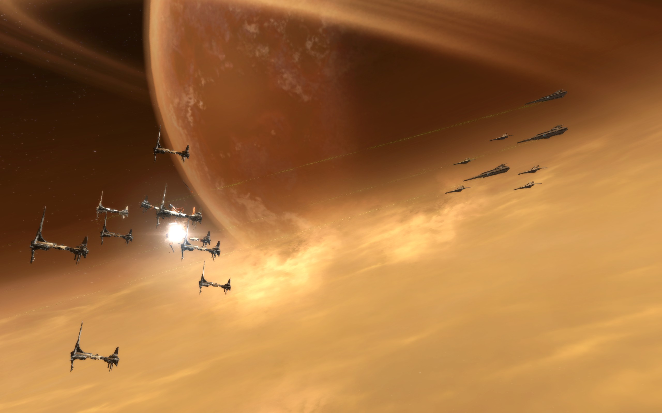 Imperial Navy routes the Eternal Fleet at Voss.