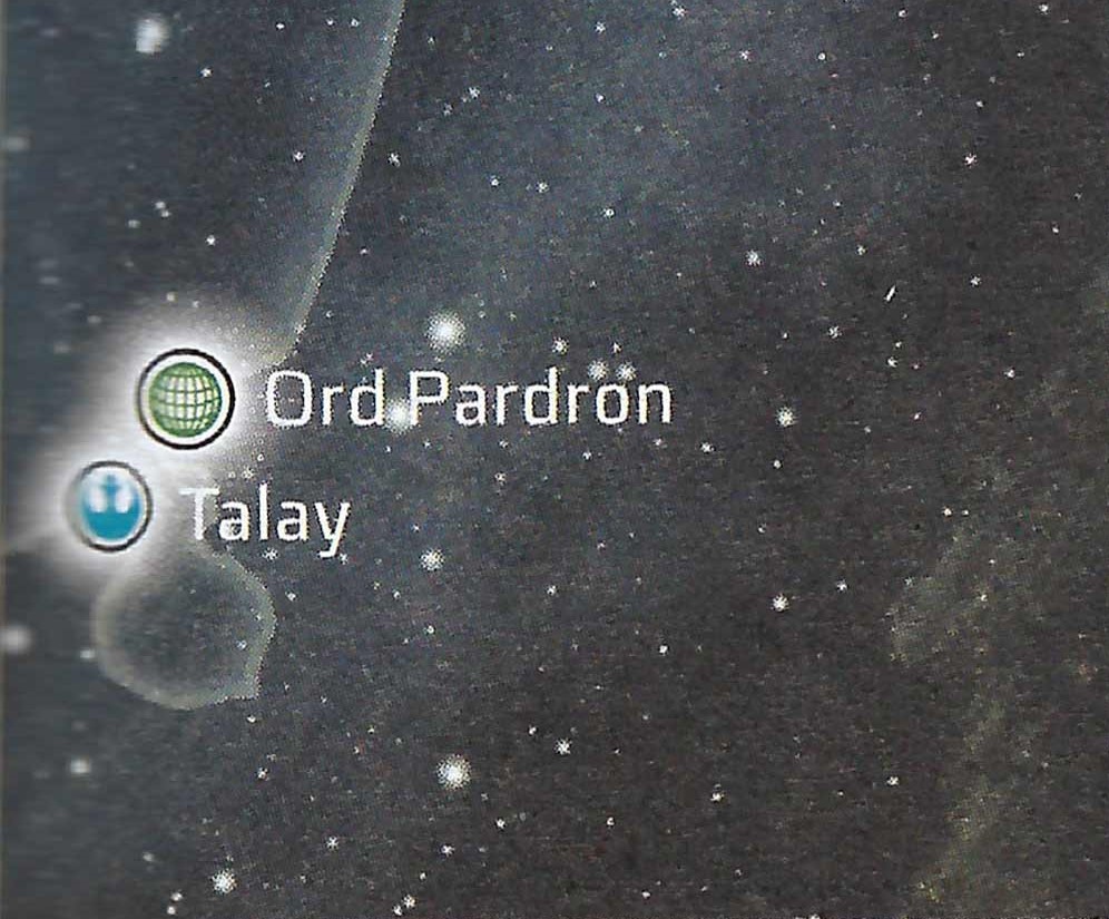 Ord Pardron was a safe world for Mon Mothma's rebellion.