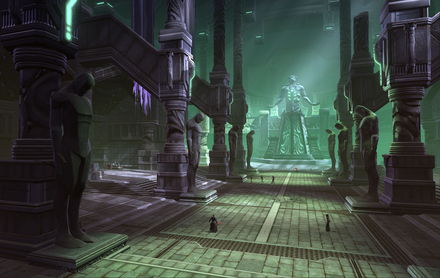 The Dark Temple's central chamber