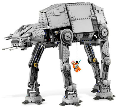 A LEGO Star Wars Imperial AT-AT Walker