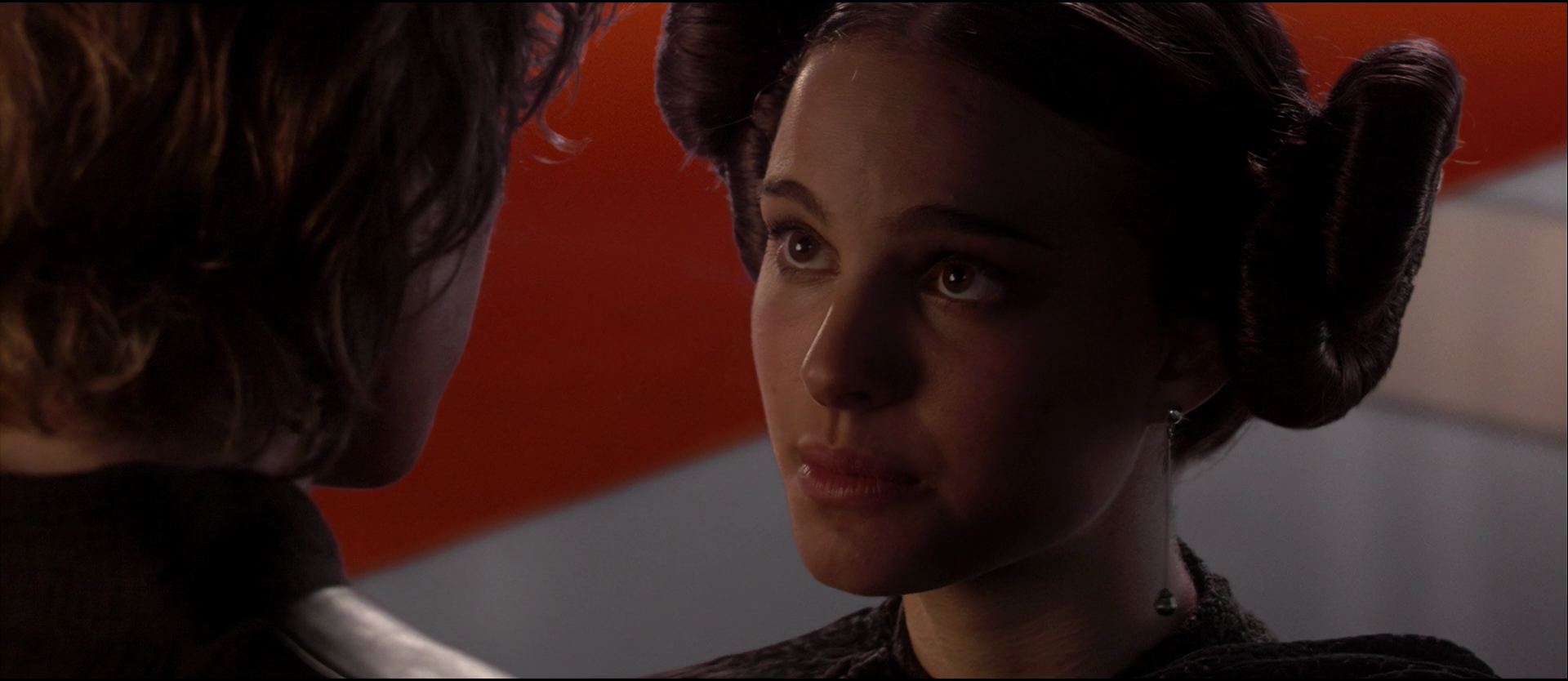 Reunited after the Battle of Coruscant, Amidala revealed her pregnancy to Anakin.