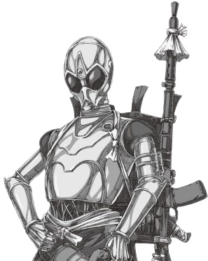 Unidentified RA-7 protocol droid guard appearance 