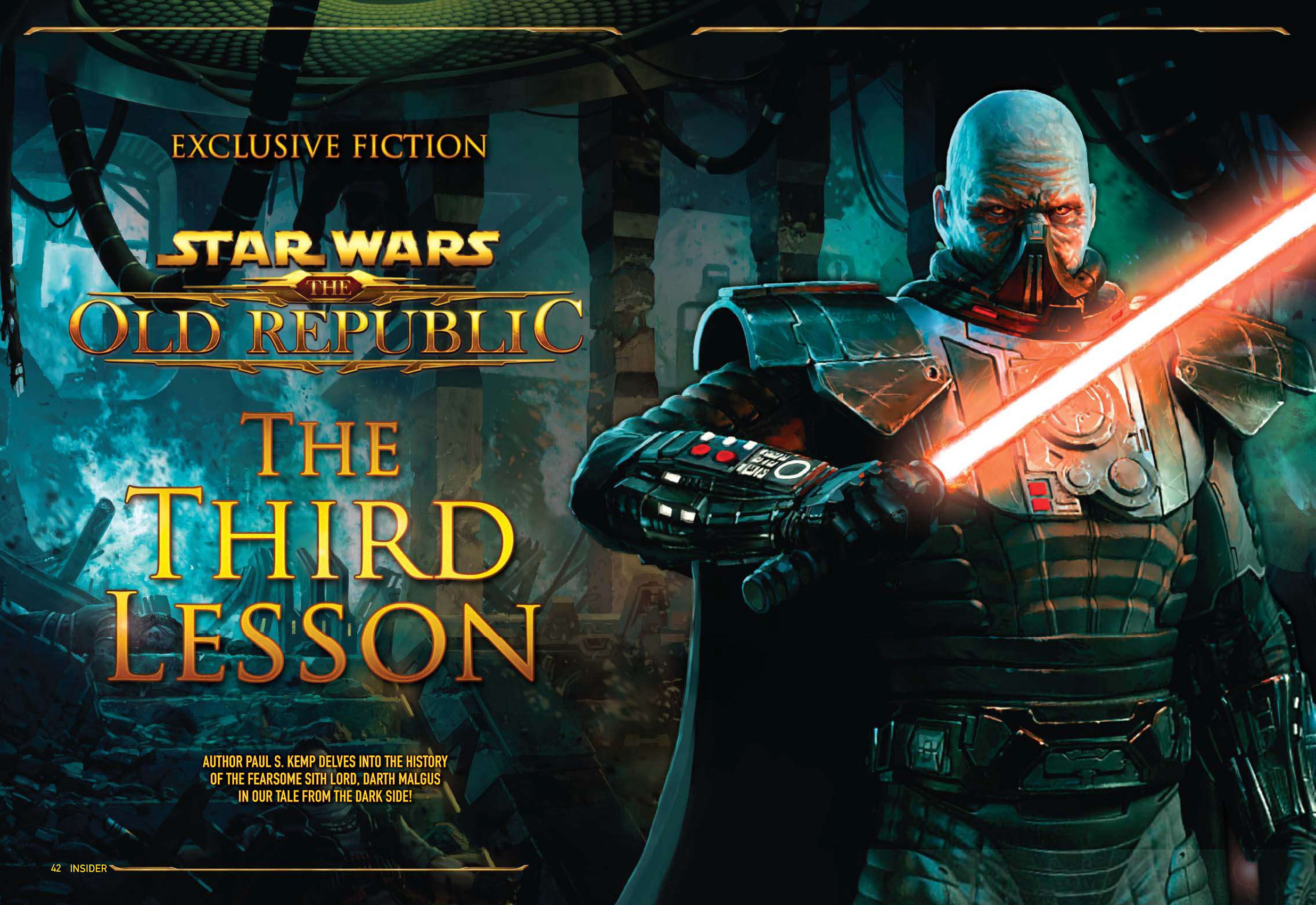 The Old Republic: The Third Lesson appearance in Common Appearance