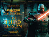 The Old Republic: The Third Lesson