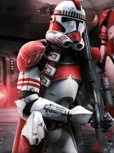 Thire's Phase II armor reflected his affiliation with the Coruscant Guard.