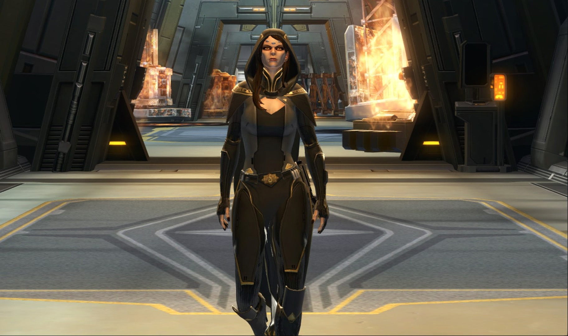 Vaylin returns to the bridge to confront Senya.