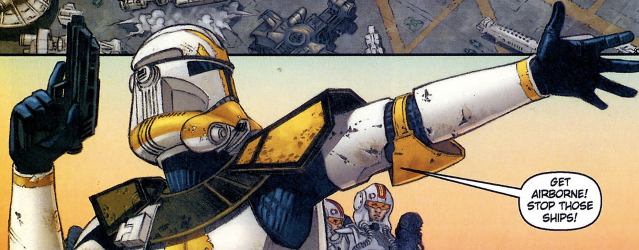 Unidentified clone trooper officer  (203rd Division) appearance in Common Appearance