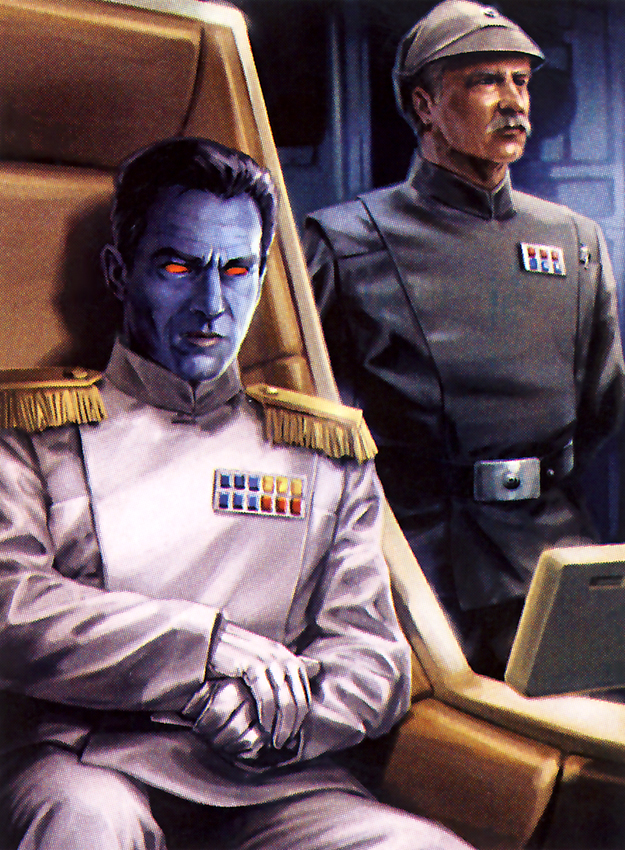 Captain Pellaeon was Grand Admiral Thrawn's second-in-command in Star Wars Legends.