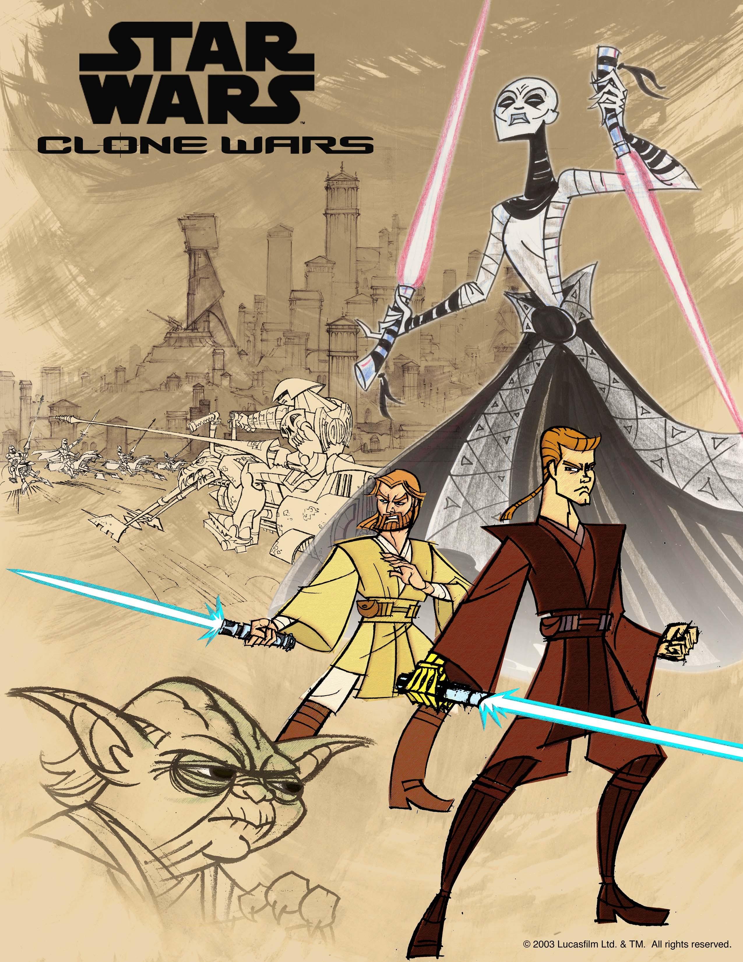 is clone wars 2003 canon