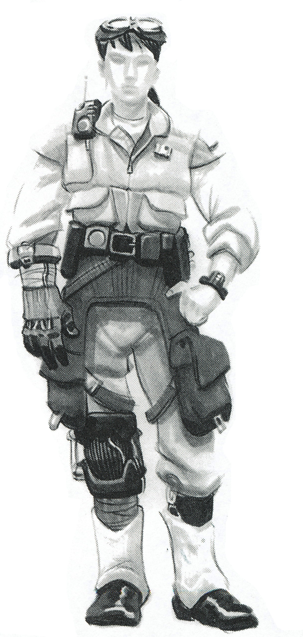 Concept art of Jan Ors from Dark Forces II Jedi Knight.