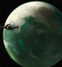 Dantooine as viewed from space