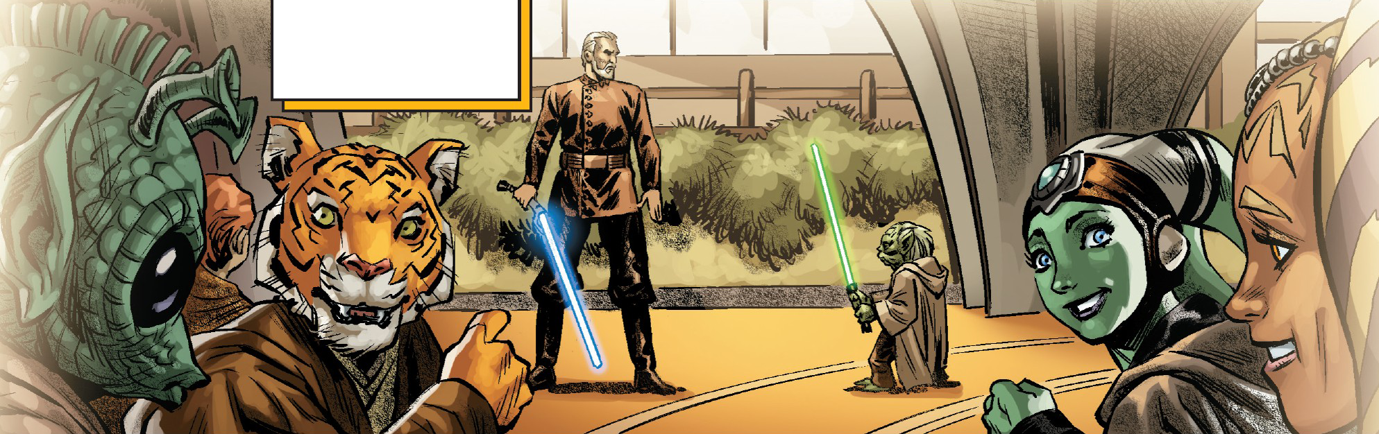 At one point in time, Dooku was the Padawan of Yoda, the Grand Master of the Jedi Order.