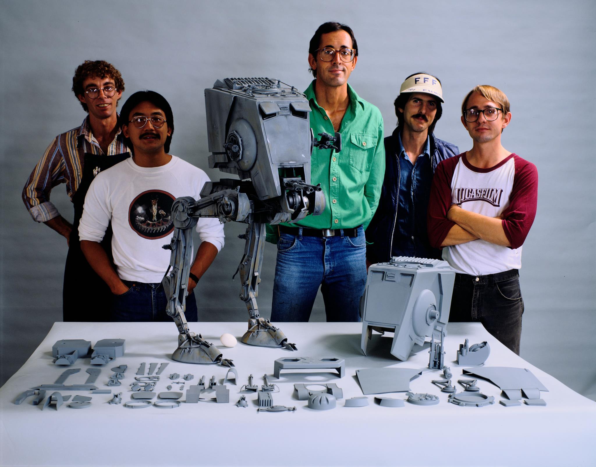 ILM with a model of an AT-ST