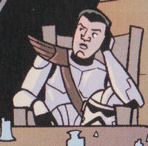 Unidentified clone trooper commander  (Hitaka) appearance in Common Appearance