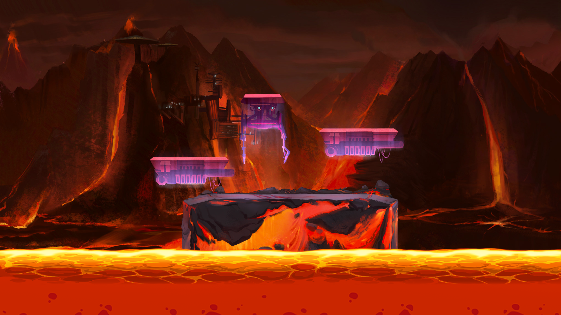 Mustafar featured rivers of lava.