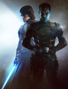 Thrawn, seeking new technology in his fight against the Nikardun, and Anakin Skywalker, trying to find the missing Padmé, end up working together against the Separatists on Batuu and Mokivj.