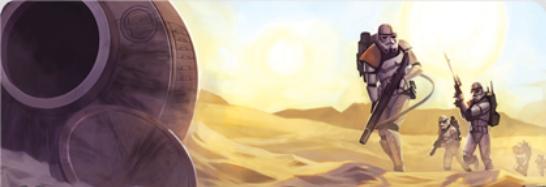 Desert Sands, looking for the two droids, find the escape pod on Tatooine.