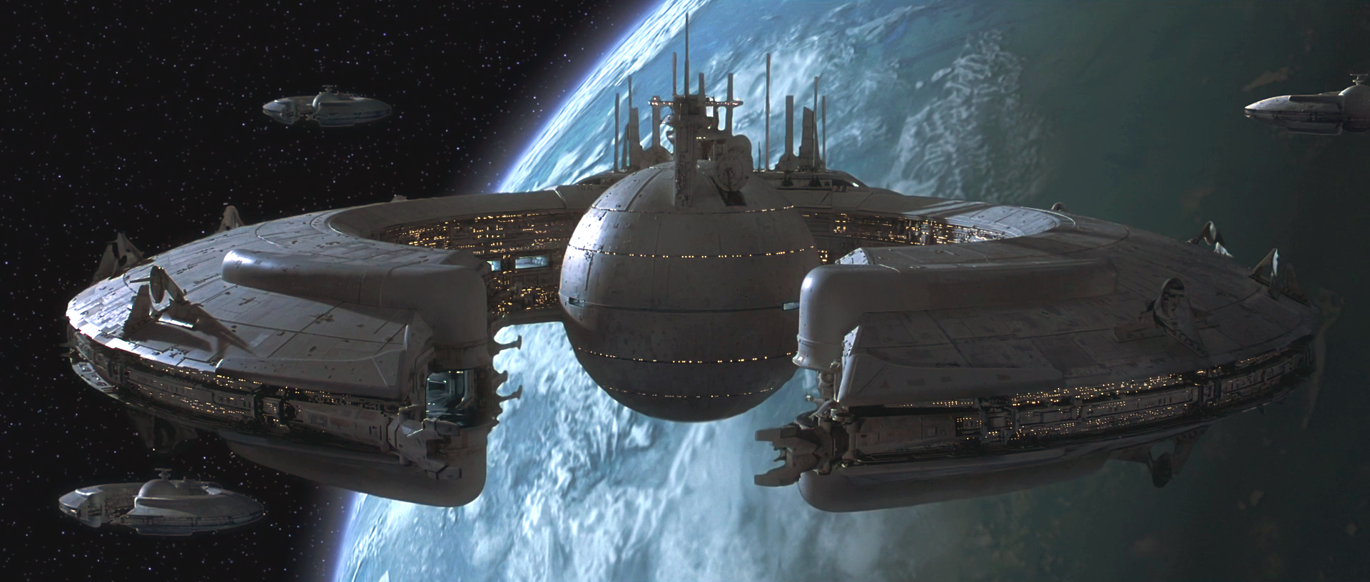 The Trade Federation blockade over Naboo, which Dod helped organize in protest to Prop 31-841D.