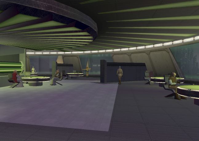 The Pazaak Den on Nar Shaddaa.