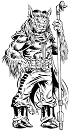 Svivreni could use weapons, like the .