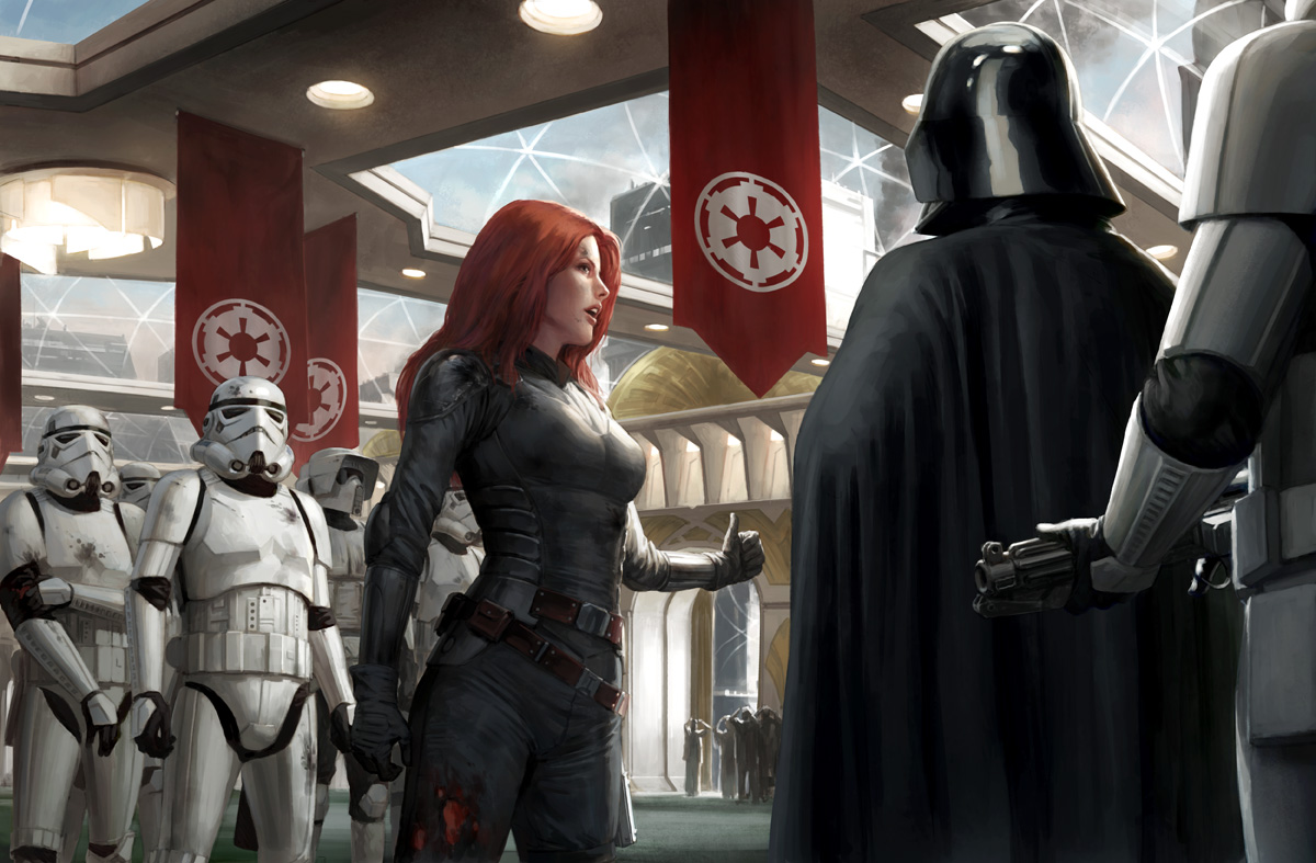 Mara Jade vouched for the Hand of Judgment in front of Darth Vader.