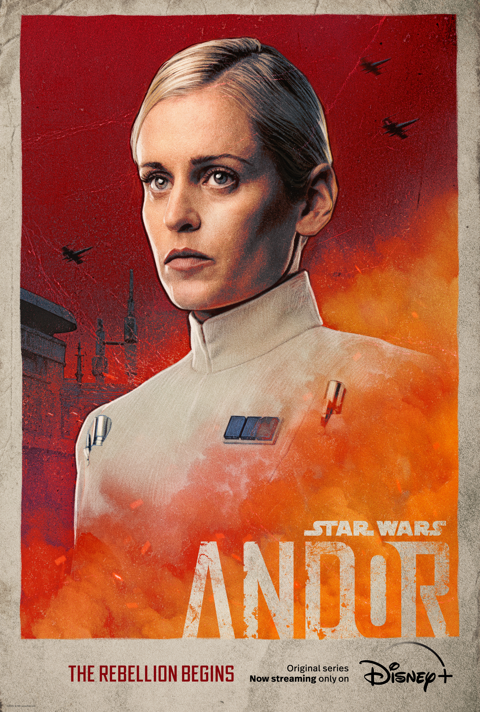 Denise Gough as Dedra Meero in her character poster