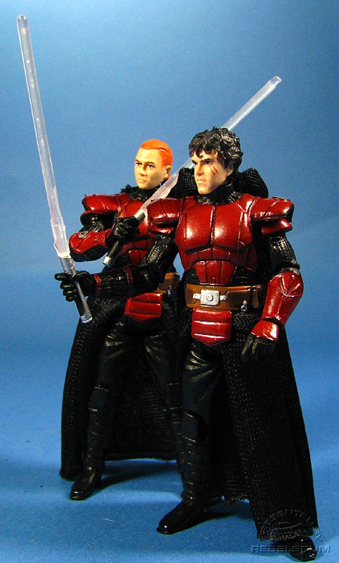 The Ganner Krieg and Antares Draco action figures.