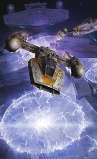 スター・デストロイヤーに爆撃を行うのBTL-A4 Yウイング