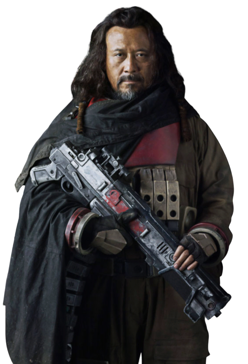 Baze Malbus carrying his repeating cannon