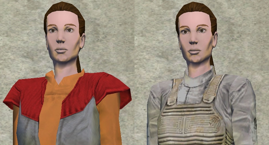 Randomly generated female depictions of Merlyx Dolv, deemed non-canon in Legends continuity