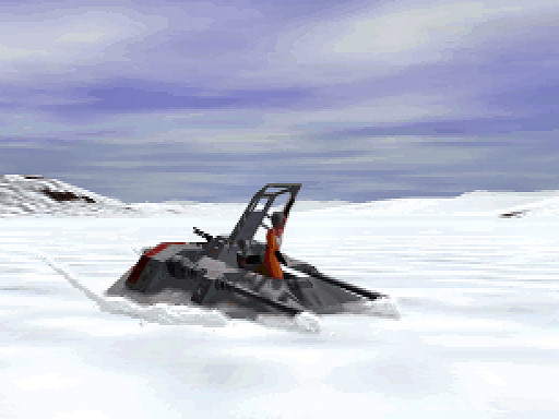 Rookie One leaves his crashed T-47 airspeeder.