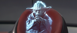 Yoda hologram