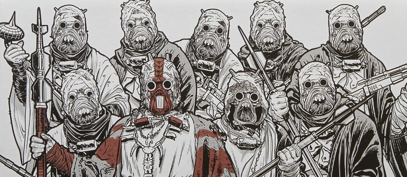 The chieftain led a tribe of Tusken Raiders