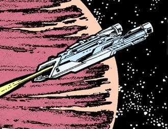 The ship as illustrated in issue 11.