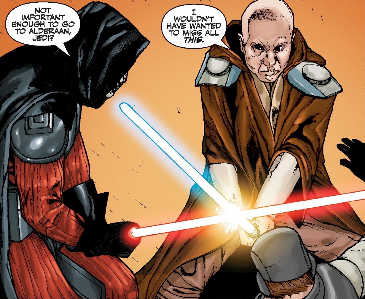 Darth Angral and Orgus Din, two of the influential figures in the crisis