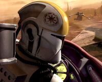 Clone trooper pilot