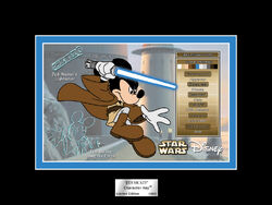Jedi online mickey lightsaber