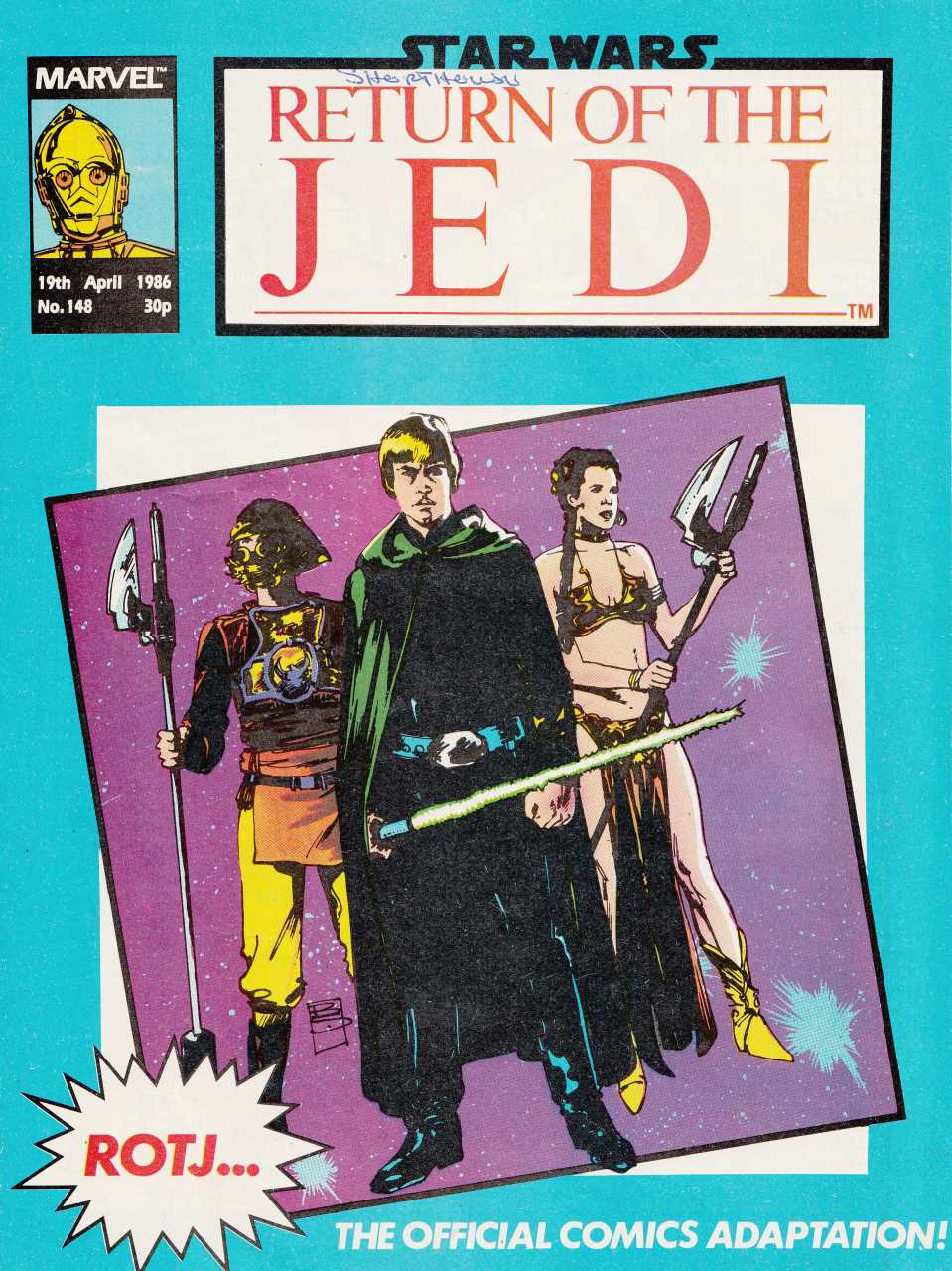 Return of the Jedi Weekly 148 appearance in Common Appearance