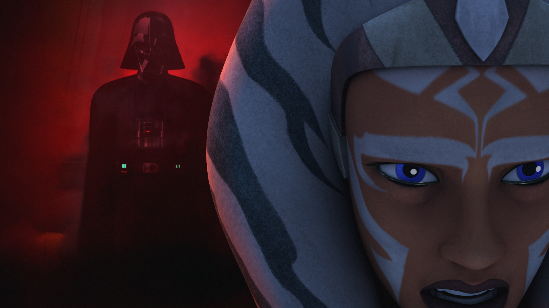 Ahsoka sees a vision of her fallen master.