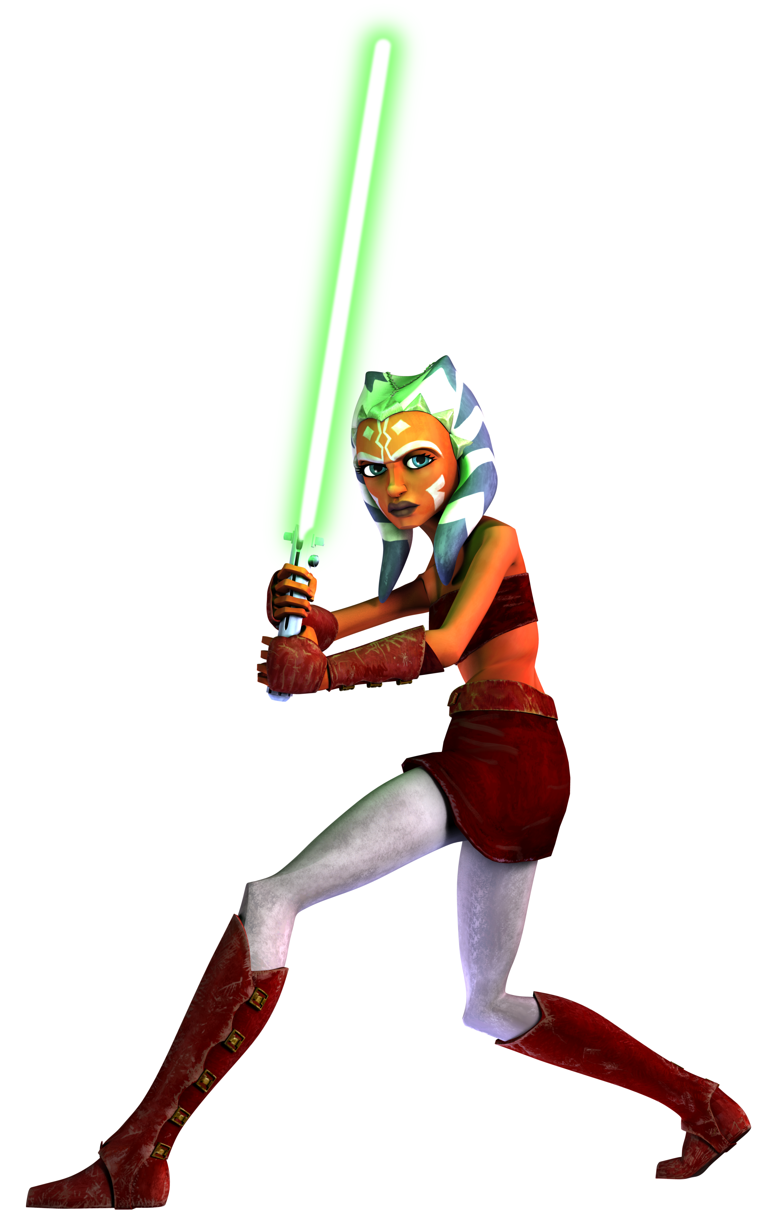 Ahsoka's first outfit she wore as a Padawan